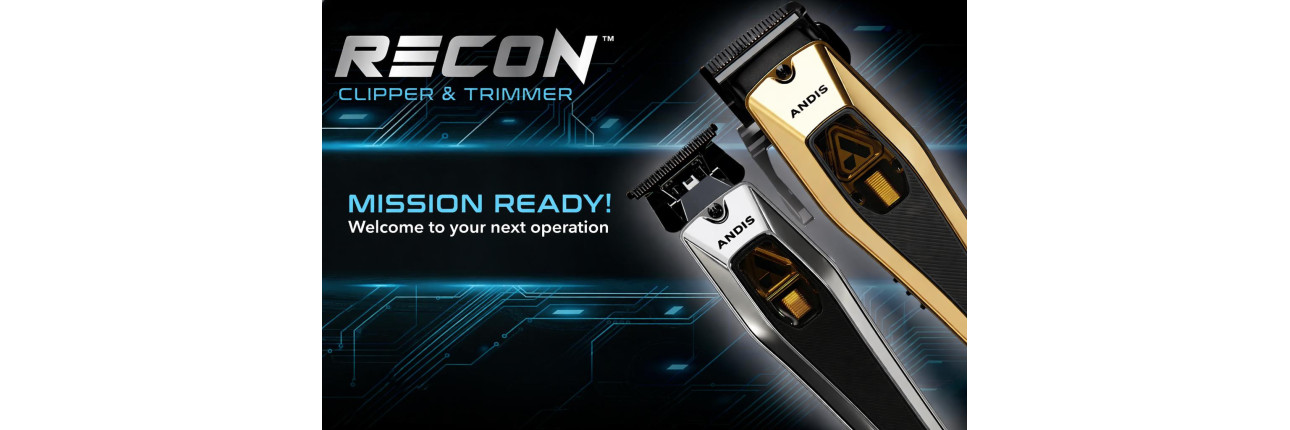 Nové střihací strojky ANDIS Recon